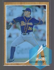 2011 Topps Heritage Minor League Edition Blue Tint 066/620 Matt Moore #173